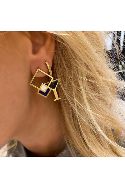 Juju Bronze Shaped Earrings