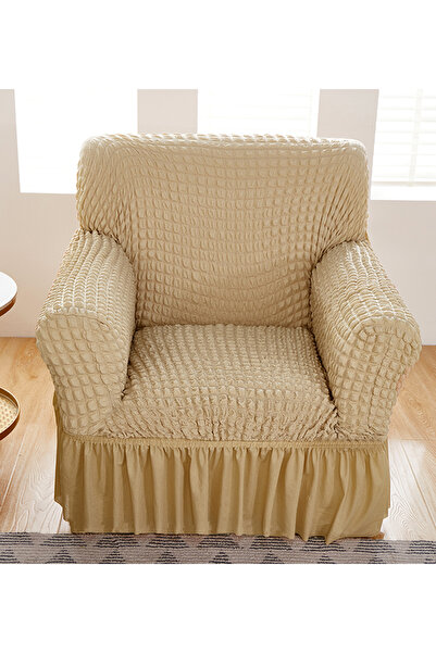 sharpdo 4-Piece Couch Sofa Cover with Skirt, Durable Washable High Elastic Stretchable