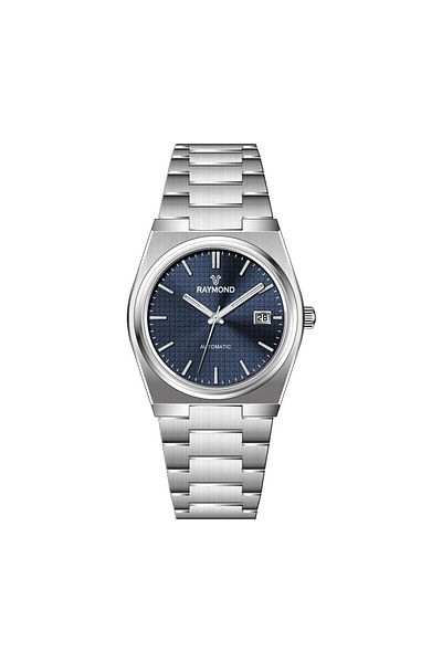 Raymond Rym-280268 Automatic Men's Wristwatch - 2 Year Warranty - Stainless Steel