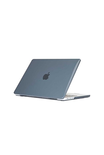 UnDePlus Apple Macbook Pro 14.2inç A2442 2021 Uyumlu Kılıf Kristal Ön Arka Şeffaf Kapak