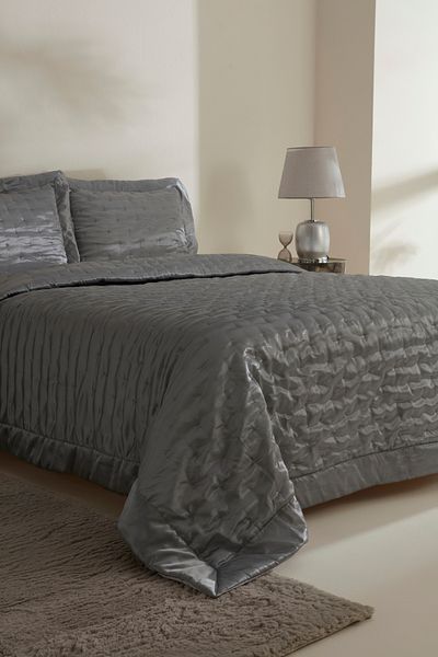 Karaca Home Gray Double Bedspread