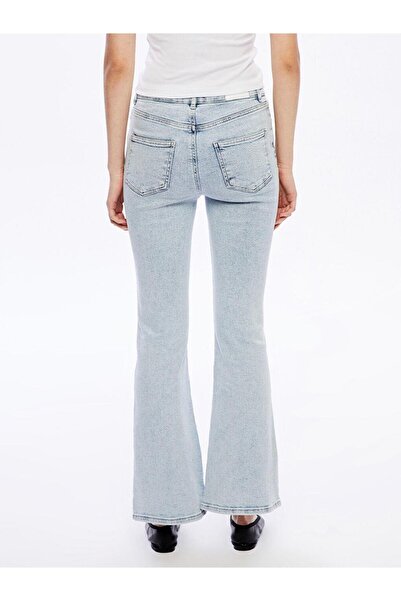 LC Waikiki Pantaloni Jean pentru damă Mars Flare