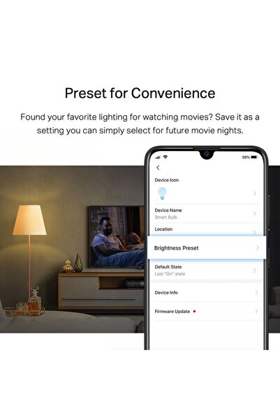 TP-LINK Tapo L510e - Bec LED Wi-Fi alb cu nivel de lumină reglabil