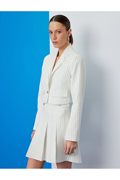 Koton Fusta mini plisată cu talie înaltă