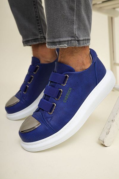 Chekich Pantofi pentru bărbați Ch251 Cbt Mirror - Sax Blue
