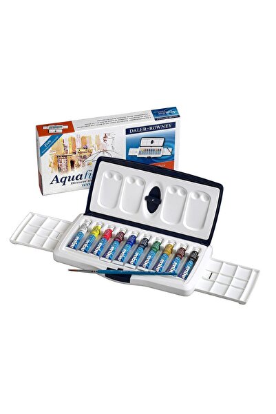 Daler Rowney Aquafine Tüp Sulu Boya Set 10 Renk X 8 ml