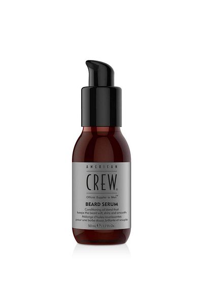 American Crew Beard Serum, Conditioning Oil Blend for a Soft, Shiny & Smooth Beard, 1.7 Fl Oz