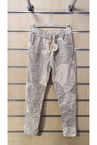 Park Moda Spiral Pattern Italian Pants
