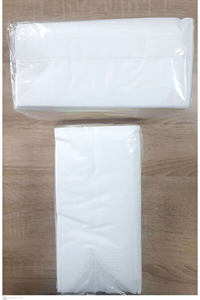 Mirada 40 cm* 40 cm Garson Katlama çift kat Beyaz Peçete 100 lü Paket