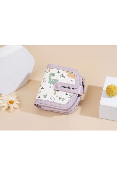baellerry Cute Dinosaur Patterned Girl's Boy's Wallet