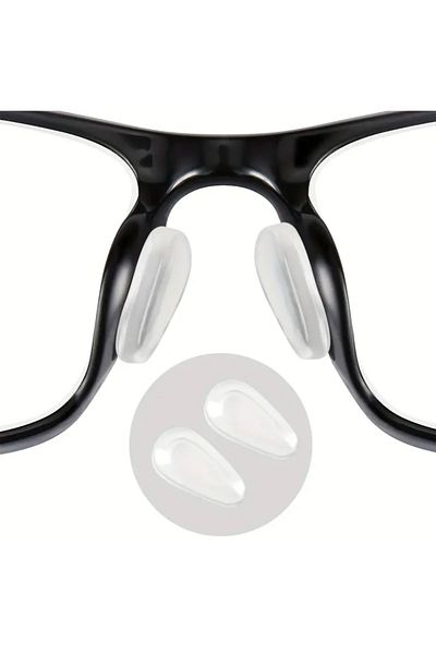 glasses accessory 1 Pair Clear Glasses - Nose Pads & Adhesive Cool Orthopedic