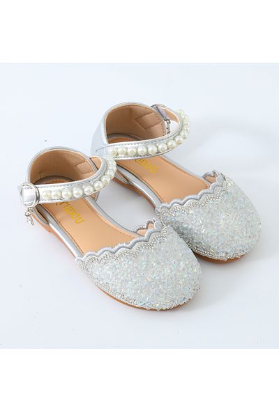 Mark & Mia Mark & Mia Pearl Embellished Party Shoes - Silver