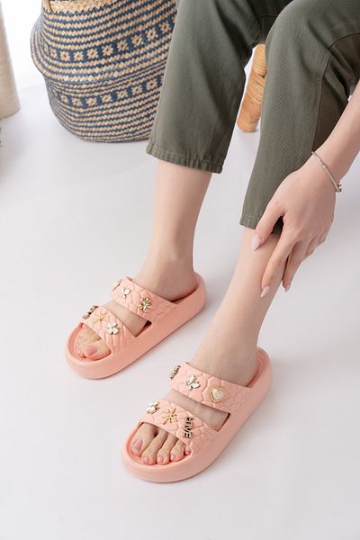 Slipcat Women's Stylish, Comfortable, Casual Sandals/Slippers with Stones