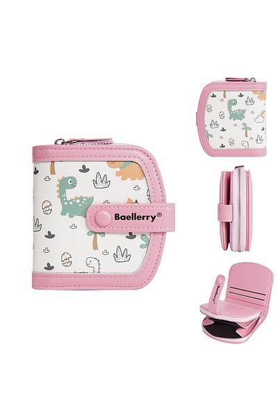 baellerry Cute Dinosaur Patterned Girl's Boy's Wallet