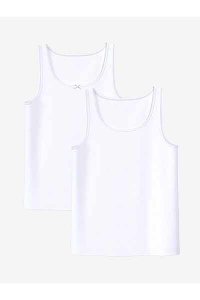 LC Waikiki Crew Neck Girls Undershirt 2-Piece (W4)