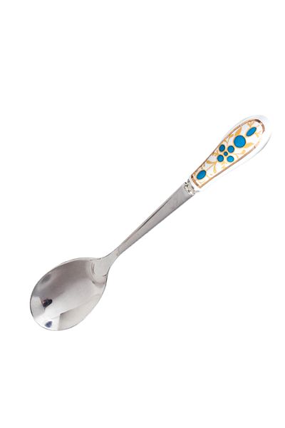 Shuer European Stainless Steel Coffee Spoon Tea Spoon With Ceramic Handle