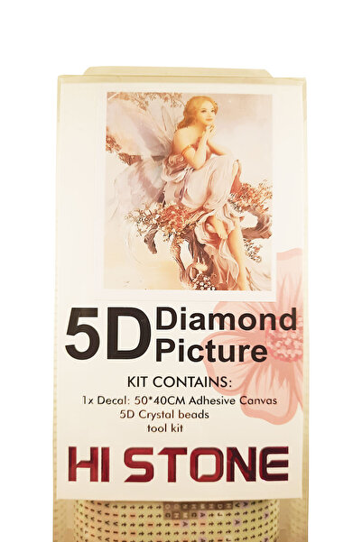 histone 5D Elmas Taş İşleme Kiti 40x50 cm Güzel Peri Desen