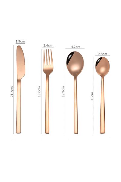 sharpdo Stainless steel cutlery set of four