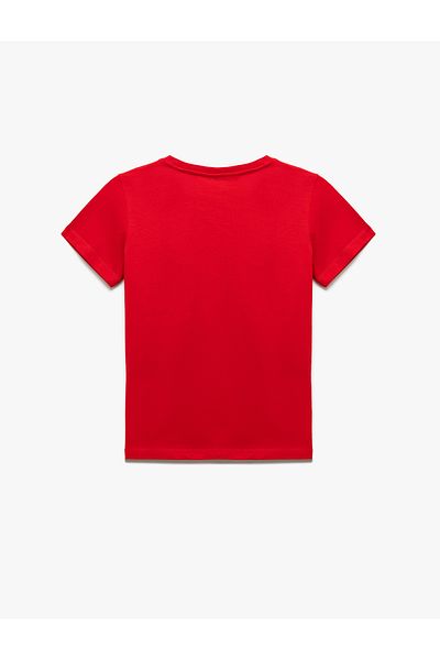 Koton Ataturk Printed Cotton Crew Neck Short Sleeve T-Shirt