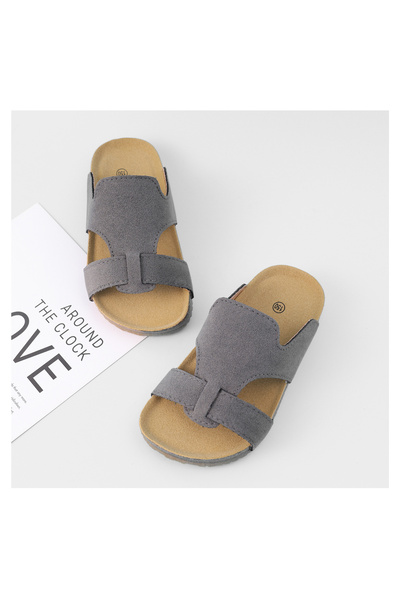 Mark & Mia Mark & Mia Slip On Sandals - Grey