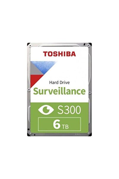 Toshiba S300 Seri Güvenlik Disk 6Tb (HDWT860UZSVA) (Distribütör Garantili) 3,...