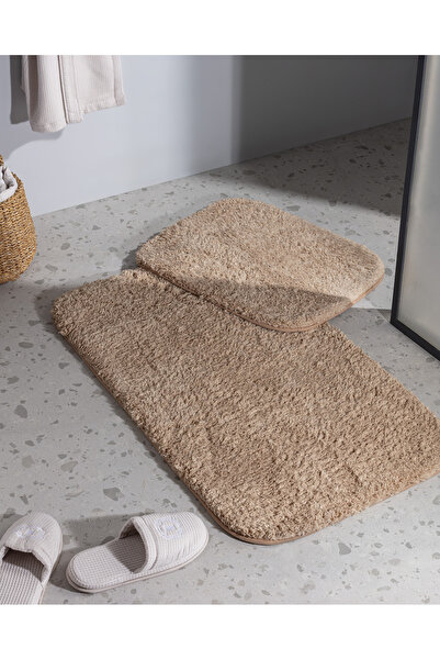 Madame Coco Sheep 2'li Banyo Paspası - Kum