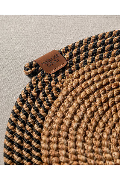 Madame Coco Alsace Masa Runner - Naturel/Siyah