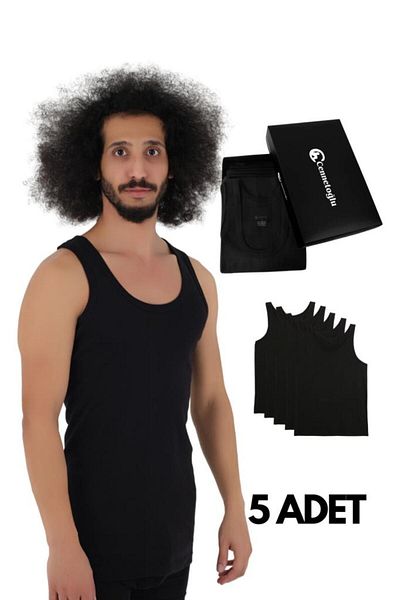 CENNETOĞLU 5 Men's Combed Cotton Athlete Economic Package