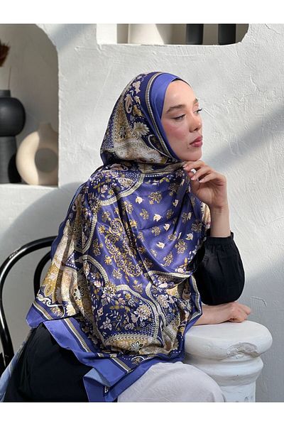 Modakaşmir Βαμβακερό σάλι Lalezar Pattern