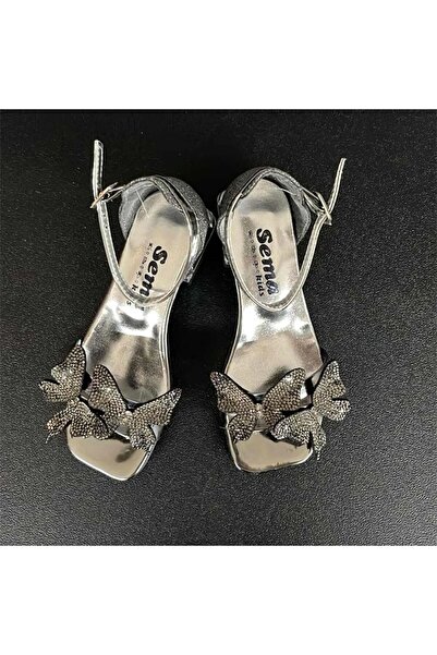 jadeer Pantofi cu toc fluture Sema pentru fete Platinum 31-36 KT125