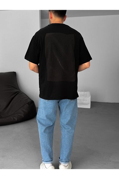BYBASICMAN Black Vision Illusions Oversize T-Shirt C-017
