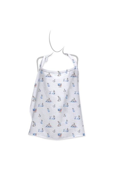 DEUX LAPINS 100% Cotton Muslin Baby Nursing Bib - Bébé Lapin