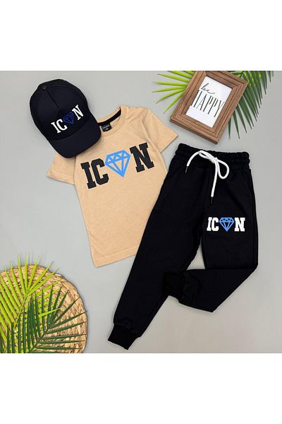 Yavrumsa Icon Boy Hat Tracksuit Set