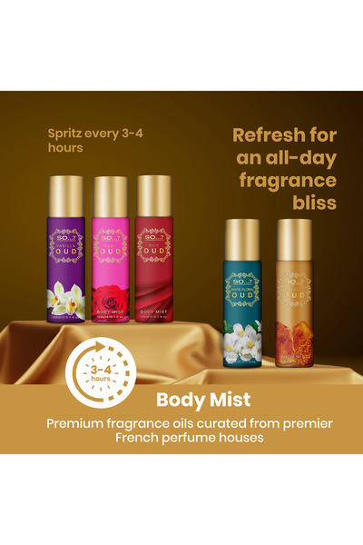 SO Amber Oud Body Mist Long Lasting Fragrance Spray 150ml