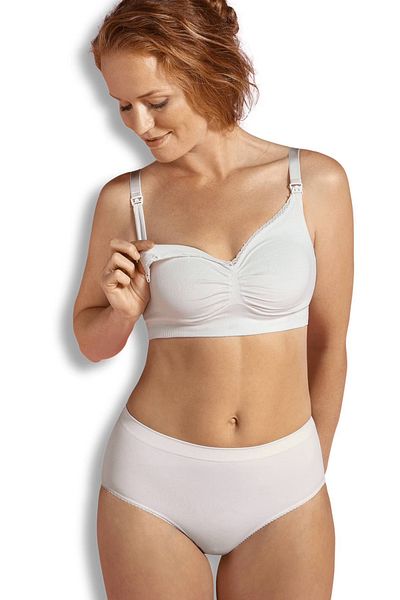 LORIAN'S Ecru Seamless Seamless Relaxed Fit Nursing Bra (100% Satisfaction)
