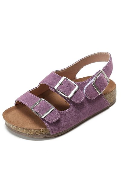 Mark & Mia Mark & Mia Hook & Loop Velcro Closure Sandals - Purple