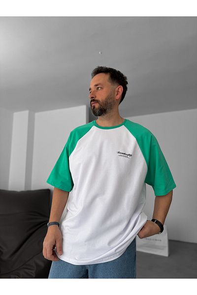 BYBASICMAN White Breathe Piece Oversize T-Shirt Res-4192