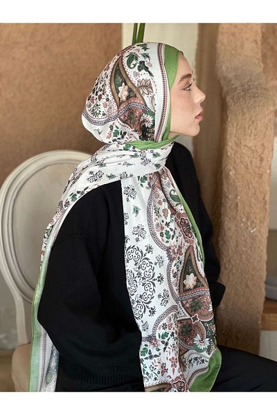 Modakaşmir Βαμβακερό σάλι Lalezar Pattern