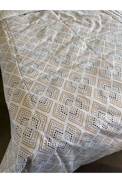 Doqu Home طقم غطاء لحاف خصر قطني سهل مزدوج