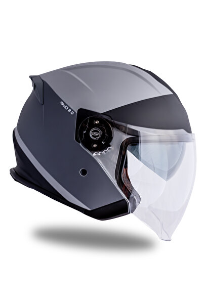 Origine Palio 2.0 Scout Mat Titanyum-Siyah Güneş Vizörlü Açık Kask