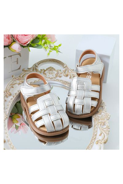 Mark & Mia Mark & Mia Bellies & Peep Toe Shoes - Silver