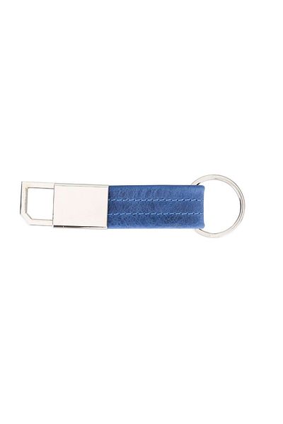 PLM Leather Keychain Bkr16 G21 Blue