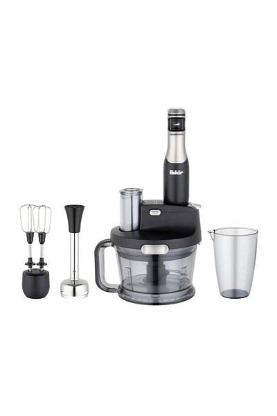 Fakir Food Processor 1.5 L Large Bowl, Turbo Function, 4 Blade Blender Head