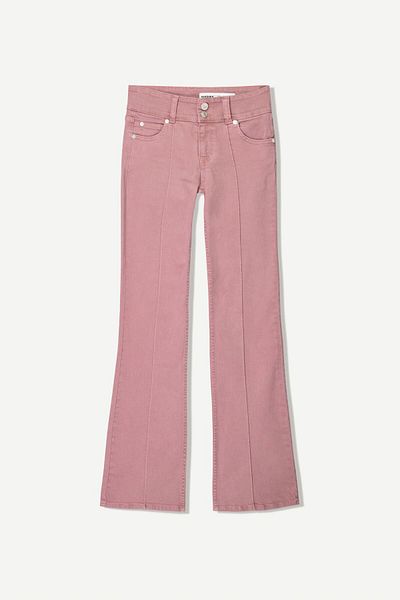 Bershka Low-rise boot-cut jeans