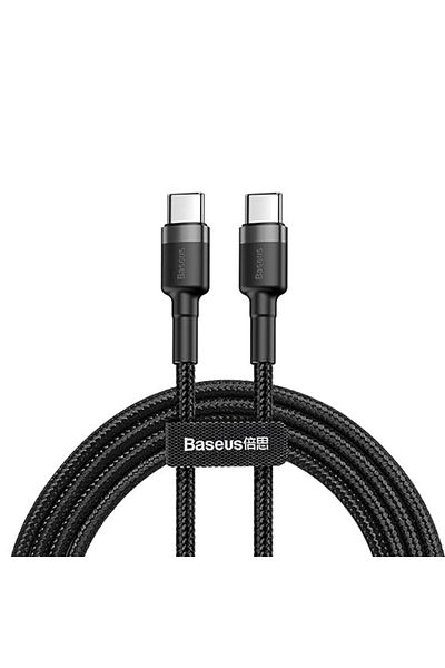 Baseus Cafule Type-C PD2.0 60W flash charging data line (20V 3A) 1m Gray+Black