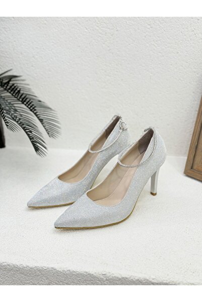 NUR KARACA 24K3553 STILETO CIPELE SA KAMENOM NA ZGLOBOVU I 9CM PETOM ZA ŽENE