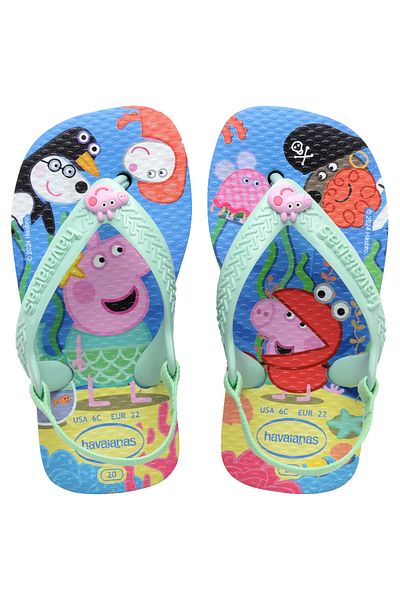 Havaianas Baby Peppa Pig Lavender Blue Baby Flip Flops