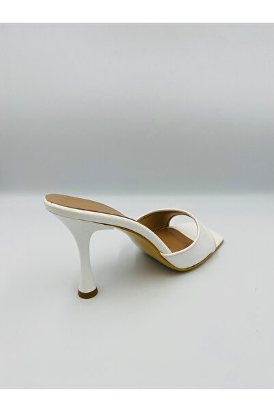 Ömer Ediz Shoes REAL Γυναικείες λουστρίνι παντόφλες με τακούνι 9 cm - Κομψά και άνετα ψηλοτάκουνα παπούτσια