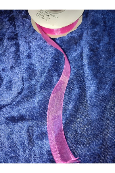 Uslu Çeyiz AÇIK PEMBE RENK Organize Tül  Kurdale 2 Cm En 22-25 CM BOY