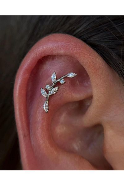 Arescollection G23 Titanium Helix Cartilage Conch - Compatible Piercing
